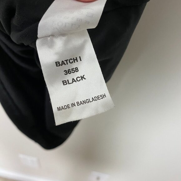 Oh Polly Mini Black Dress US 6 Strappy Ruched Sides - Picture 10 of 12